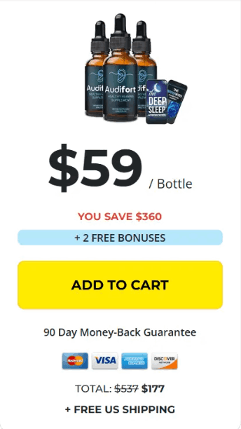audifort 3 bottle